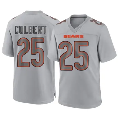 Men's Game Adrian Colbert Chicago Bears Gray Atmosphere Fashion Jersey