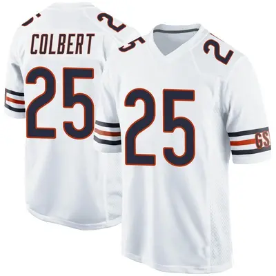 Men's Game Adrian Colbert Chicago Bears White Jersey