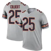 Men's Legend Adrian Colbert Chicago Bears Inverted Silver Jersey