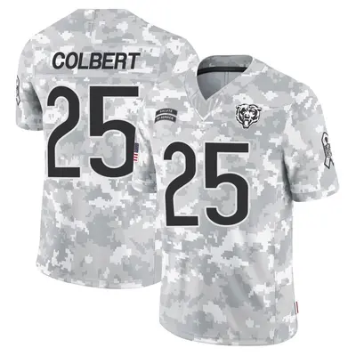 Men's Limited Adrian Colbert Chicago Bears Arctic Camo 2024 Salute to Service Jersey