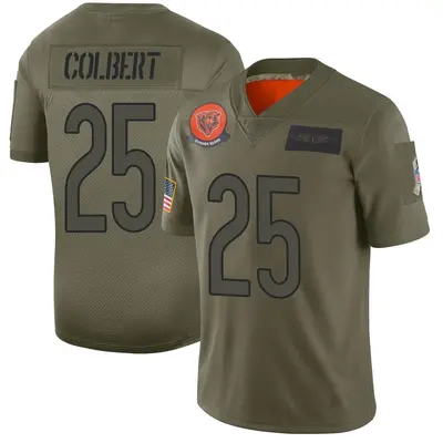 Men's Limited Adrian Colbert Chicago Bears Camo 2019 Salute to Service Jersey