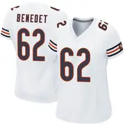 Women's Game Theo Benedet Chicago Bears White Jersey