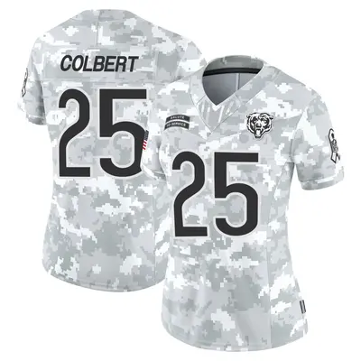 Women's Limited Adrian Colbert Chicago Bears Arctic Camo 2024 Salute to Service Jersey