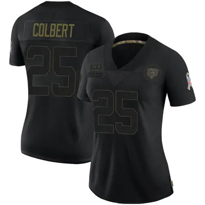 Women's Limited Adrian Colbert Chicago Bears Black 2020 Salute To Service Jersey