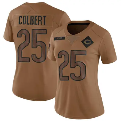 Women's Limited Adrian Colbert Chicago Bears Brown 2023 Salute To Service Jersey