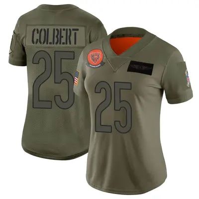 Women's Limited Adrian Colbert Chicago Bears Camo 2019 Salute to Service Jersey