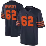 Youth Game Theo Benedet Chicago Bears Navy Blue Alternate Jersey