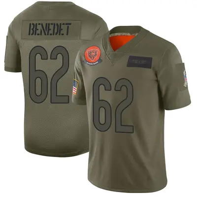 Youth Limited Theo Benedet Chicago Bears Camo 2019 Salute to Service Jersey